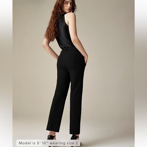 NWT J CREW Petite cropped Natalia pant in four-season stretch in grey - Picture 6 of 9